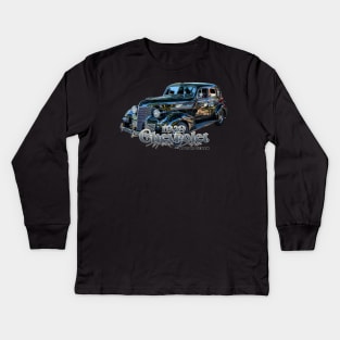 1939 Chevrolet Master Deluxe 4 Door Sedan Kids Long Sleeve T-Shirt